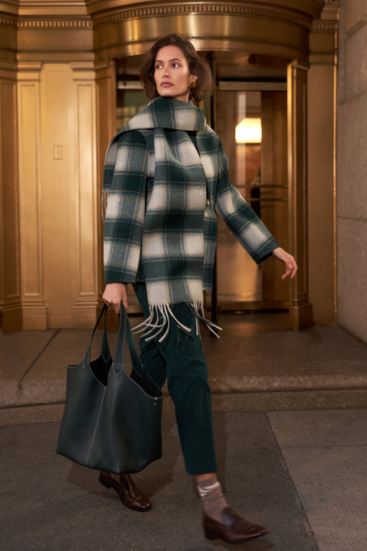 Alderton Check Scarf Coat | PRE ORDER