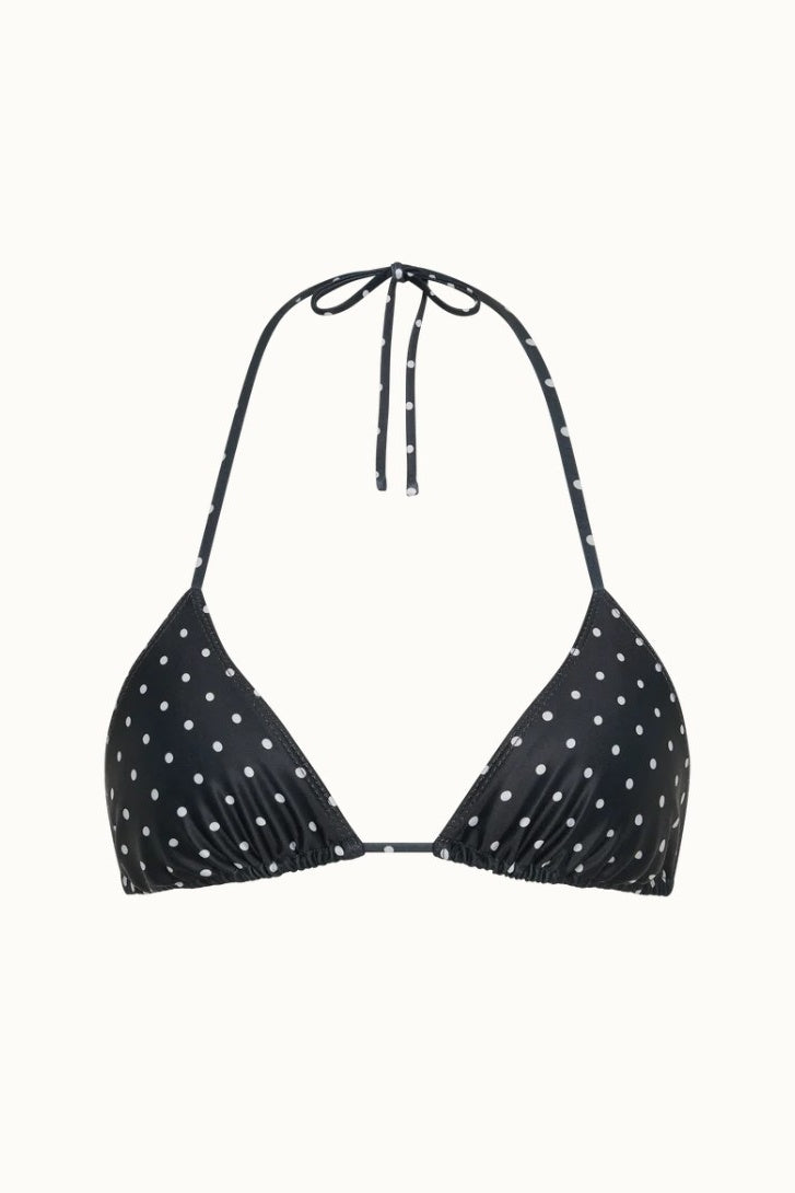 Sete Bikini Top Lola Polka Dot Black Cream