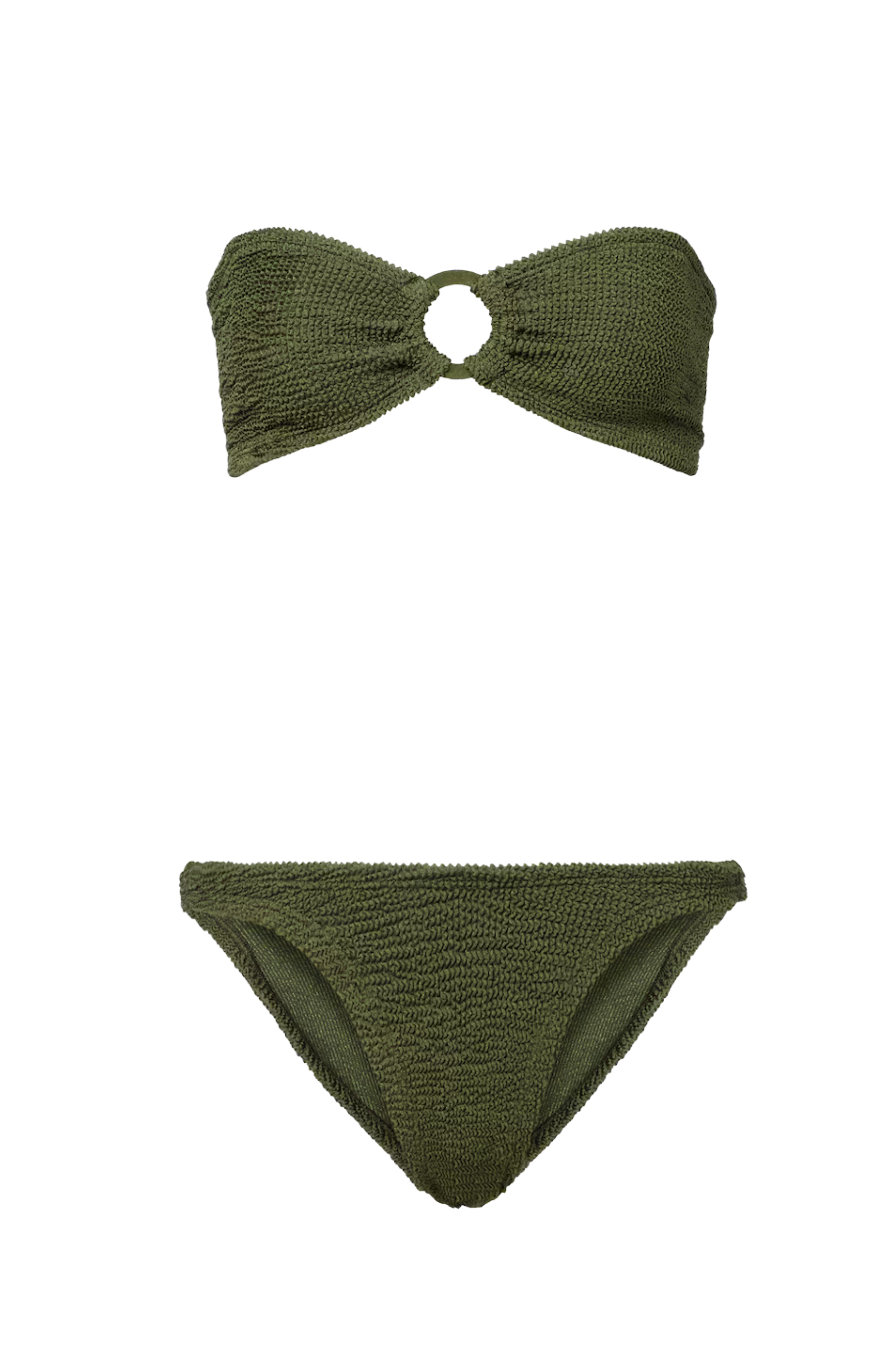 Gloria Bikini Metallic Khaki