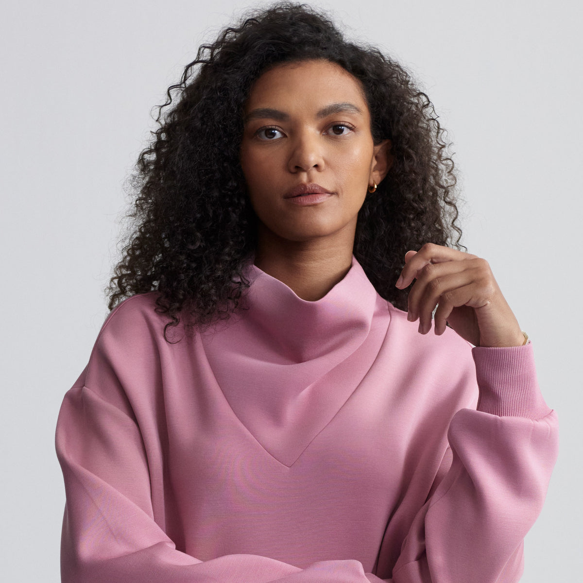 Betsy Sweat Top | Foxglove