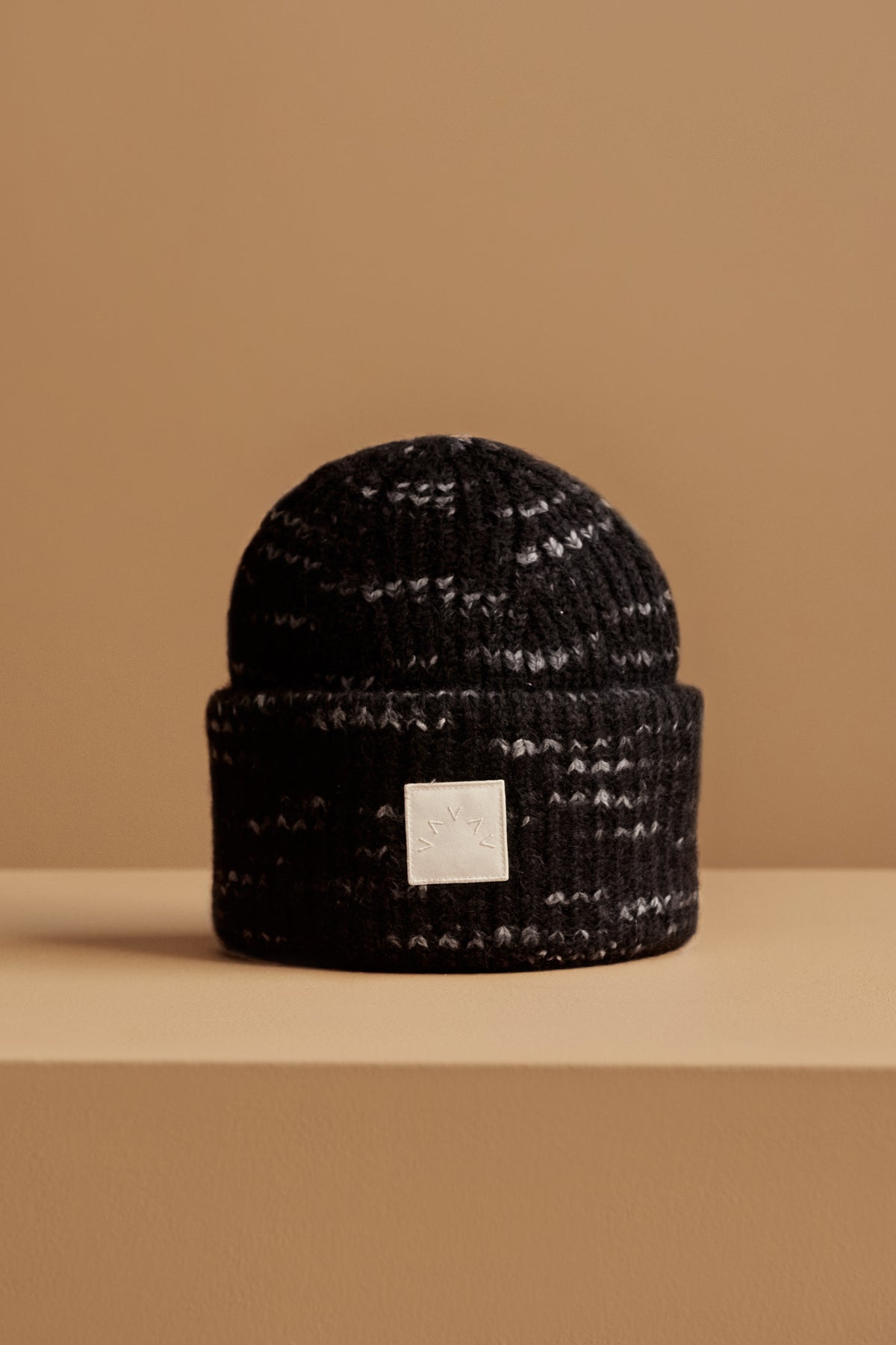 Dale Beanie | Black/ Cloud Dancer
