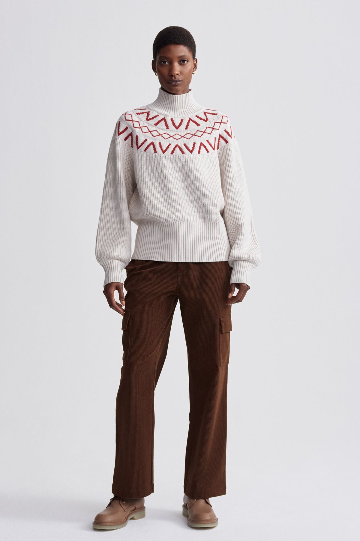 Marcie Fair Isle Yoke Knit - FINAL SALE