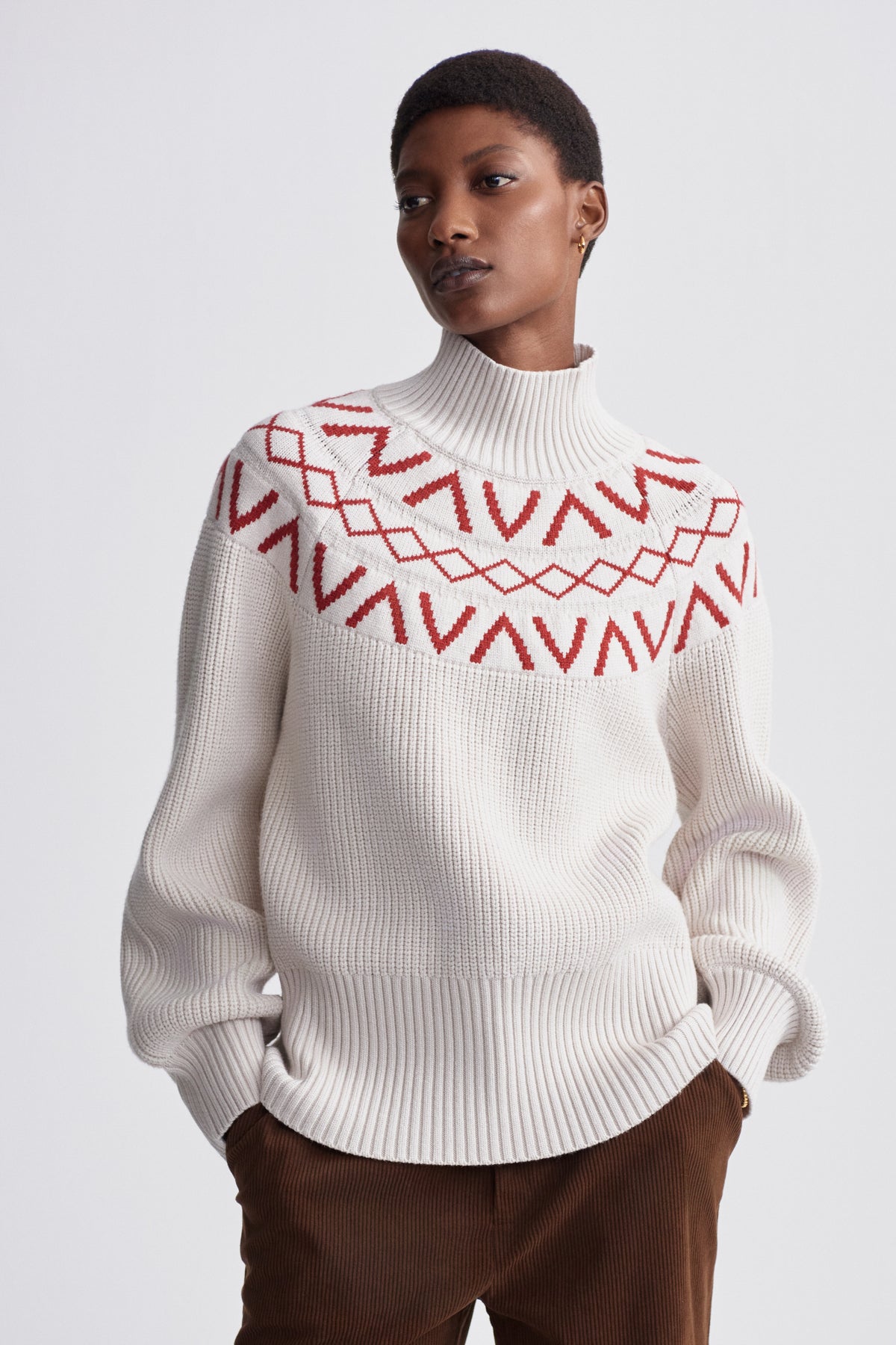 Marcie Fair Isle Yoke Knit - FINAL SALE