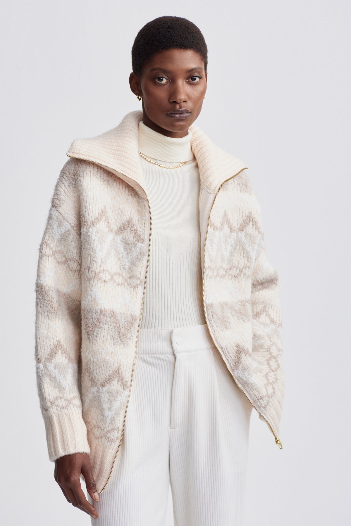 Brooke Fairisle Knit Jacket - FINAL SALE