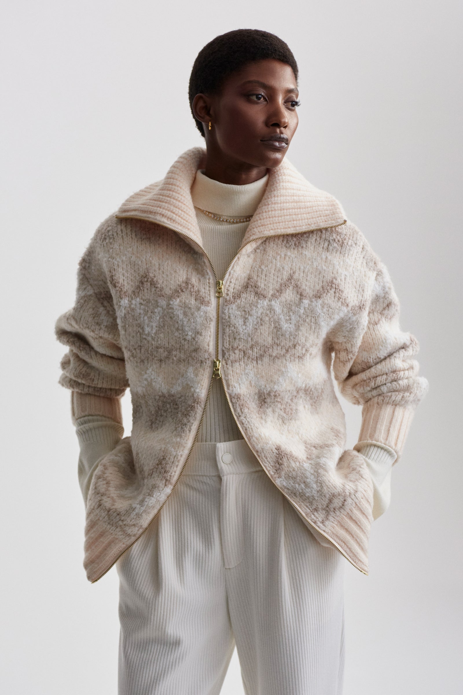 Brooke Fairisle Knit Jacket - FINAL SALE