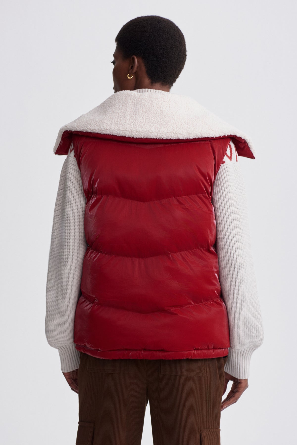 Brock Puffer Gilet | Red - FINAL SALE