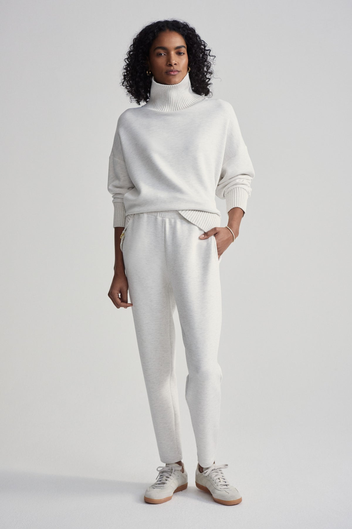 The Slim Pant 27.5 | Ivory Marl