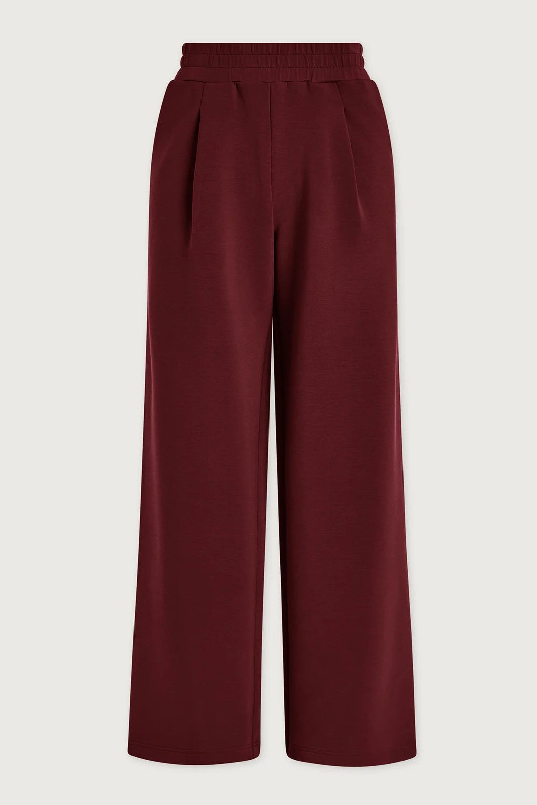 The Wide Leg Pant 30&quot; | New Maroon