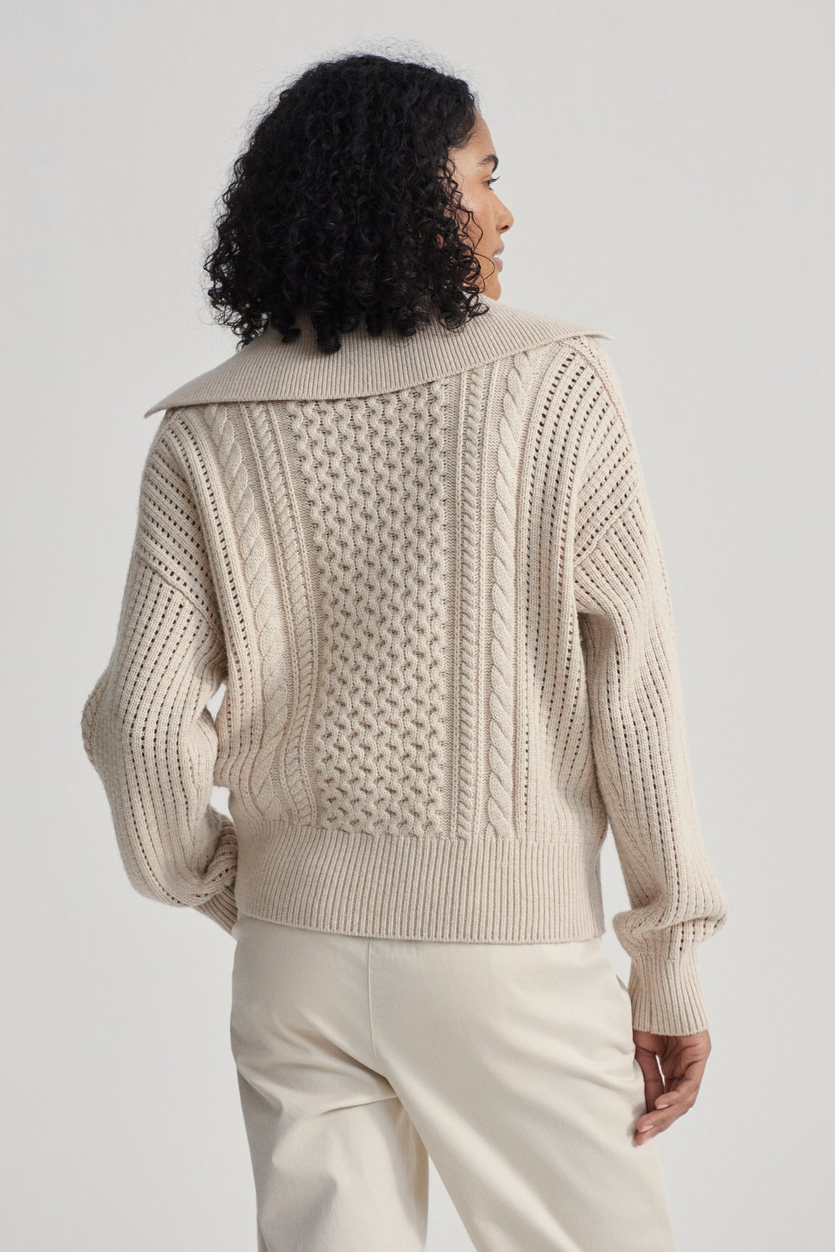 Camello Cable Knit Sweater