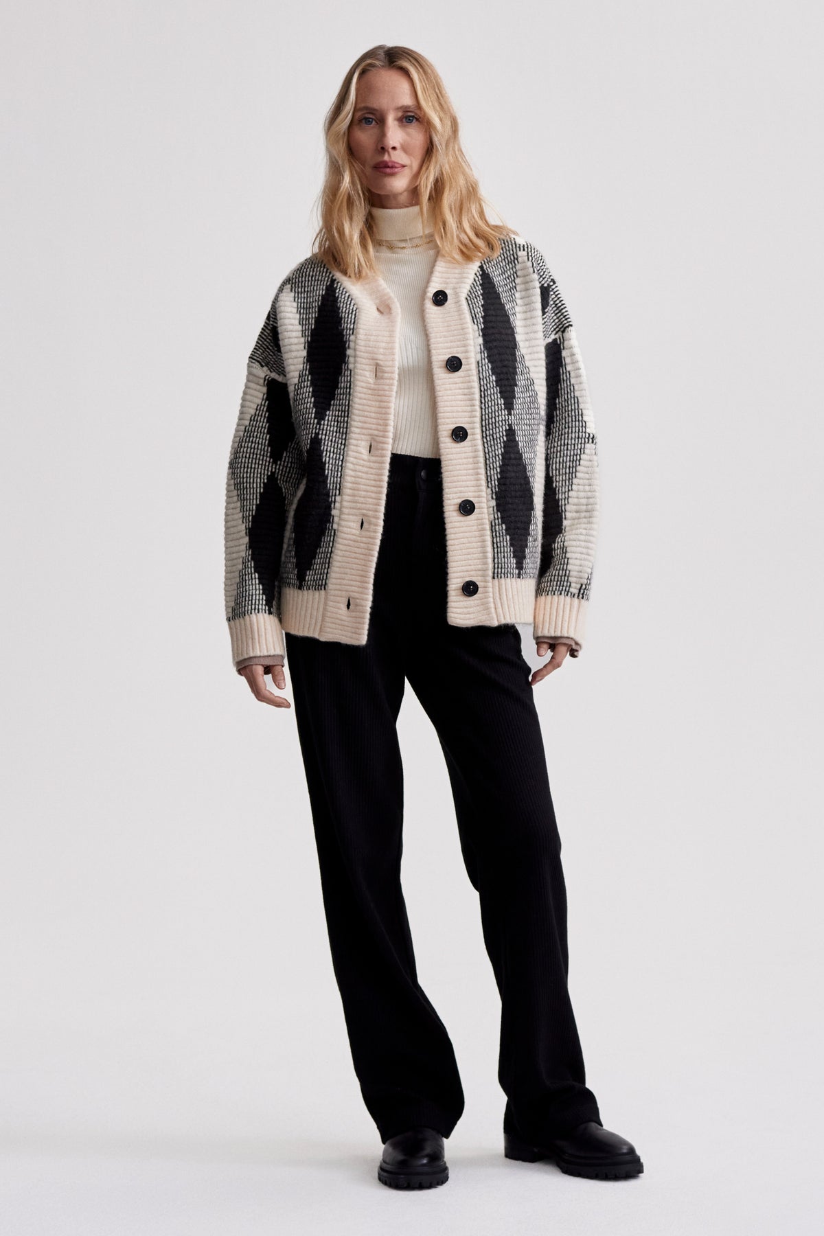 Nancy Jacquard Knit Jacket