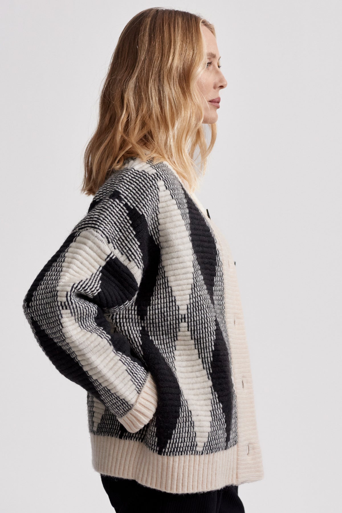 Nancy Jacquard Knit Jacket