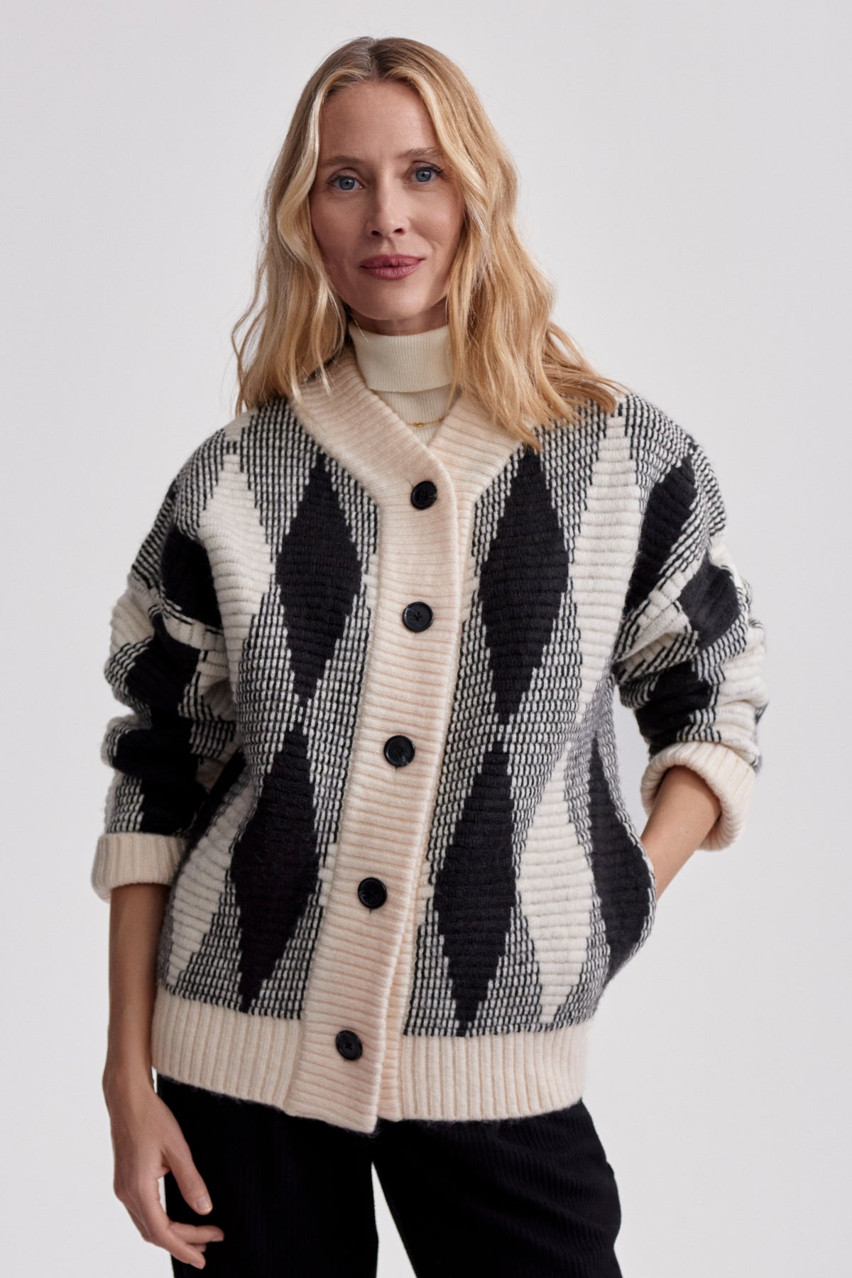 Nancy Jacquard Knit Jacket