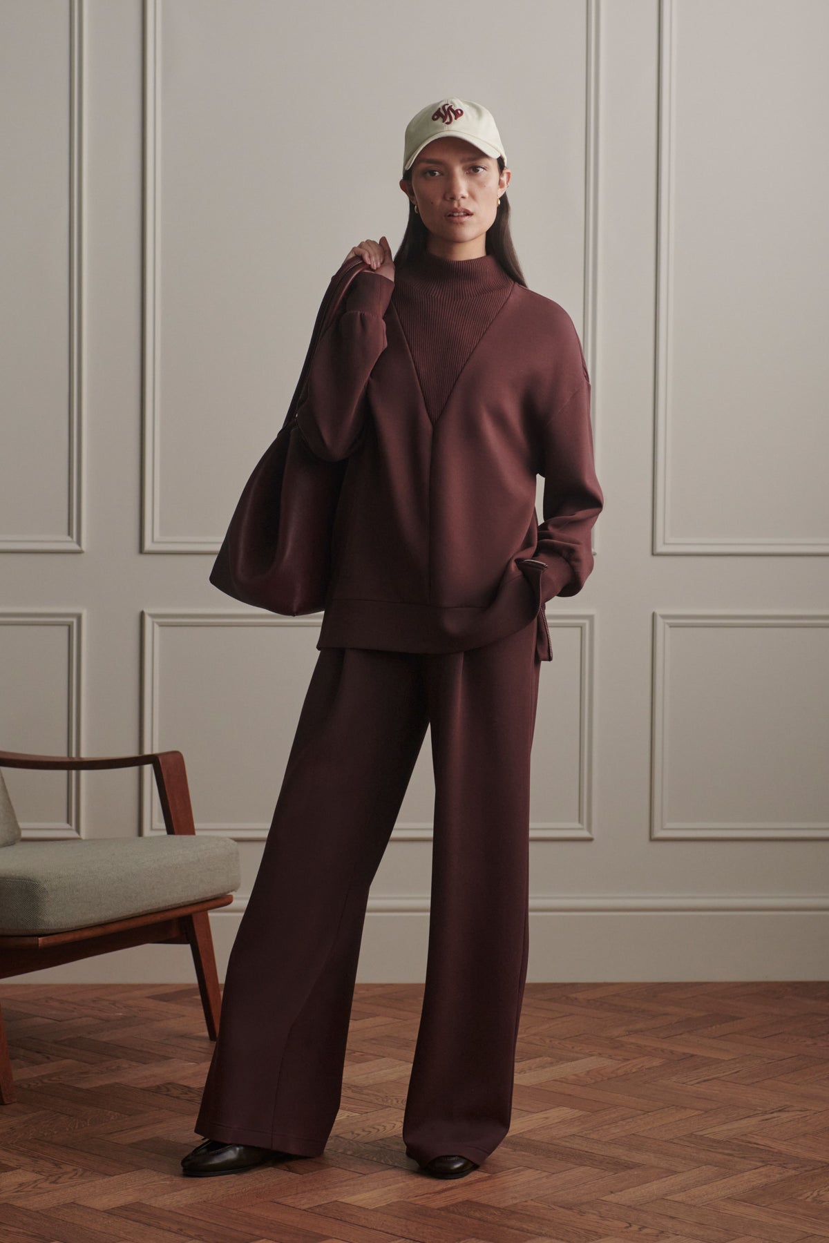 Novi Longline Mock Neck Sweater