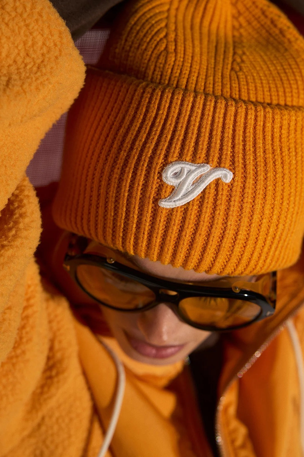 Carly Beanie | Alpine Gold