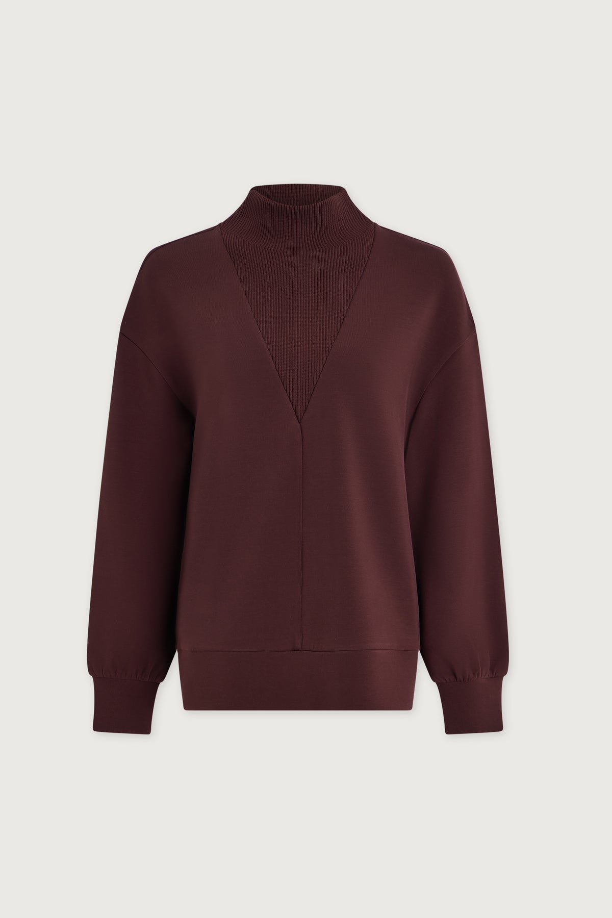 Novi Longline Mock Neck Sweater