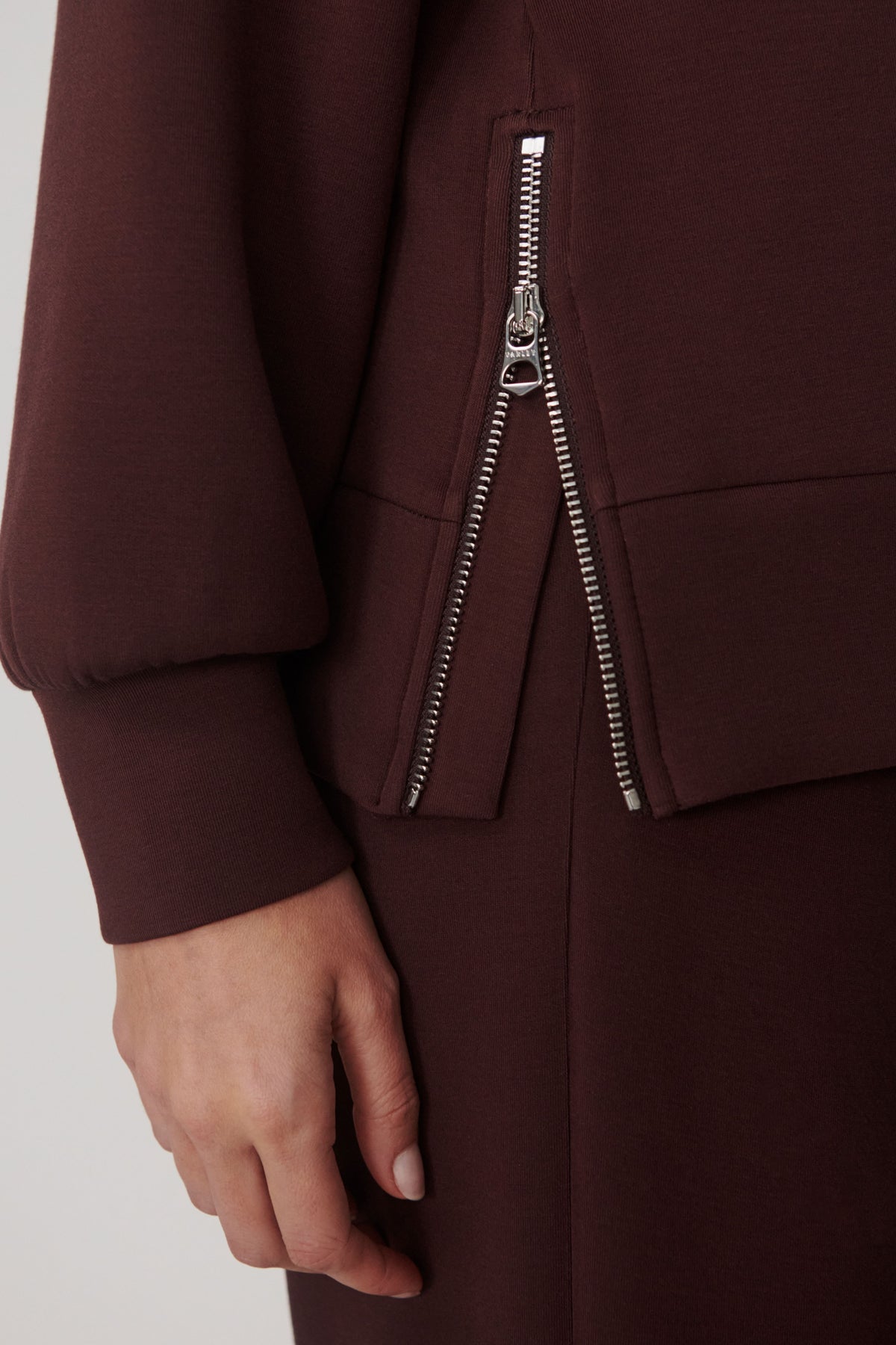 Novi Longline Mock Neck Sweater