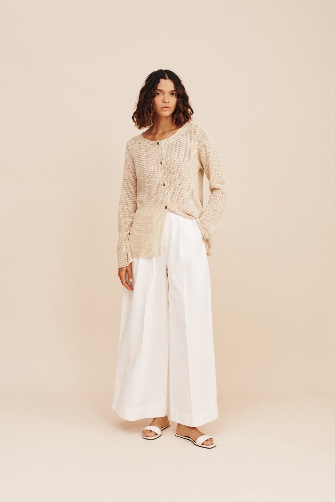 WESLEY TROUSER - VINTAGE WHITE