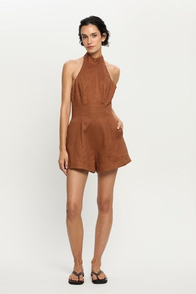 Maxine Playsuit | Mocha