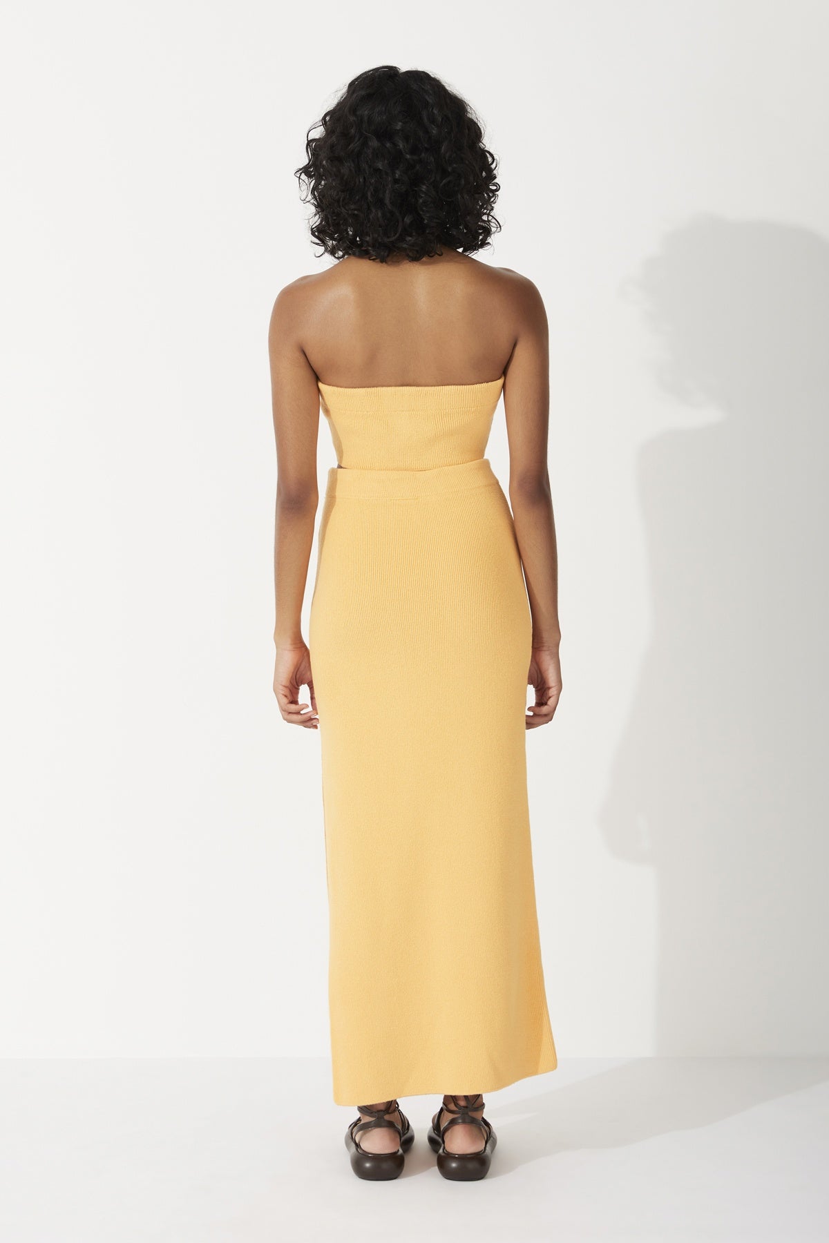 MANDARIN ORGANIC COTTON BLEND KNIT SKIRT - FINAL SALE