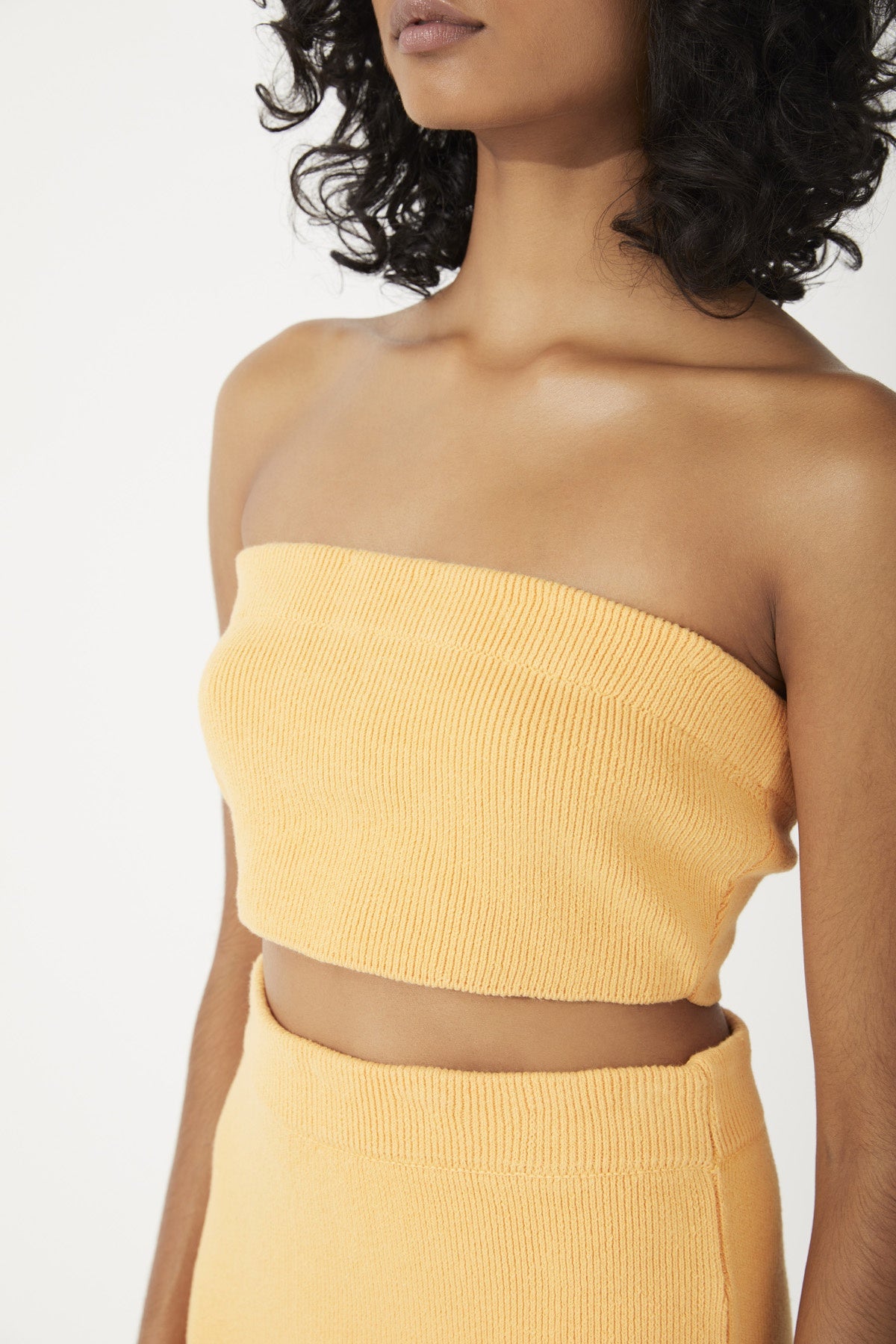 MANDARIN ORGANIC COTTON BLEND KNIT BANDEAU - FINAL SALE