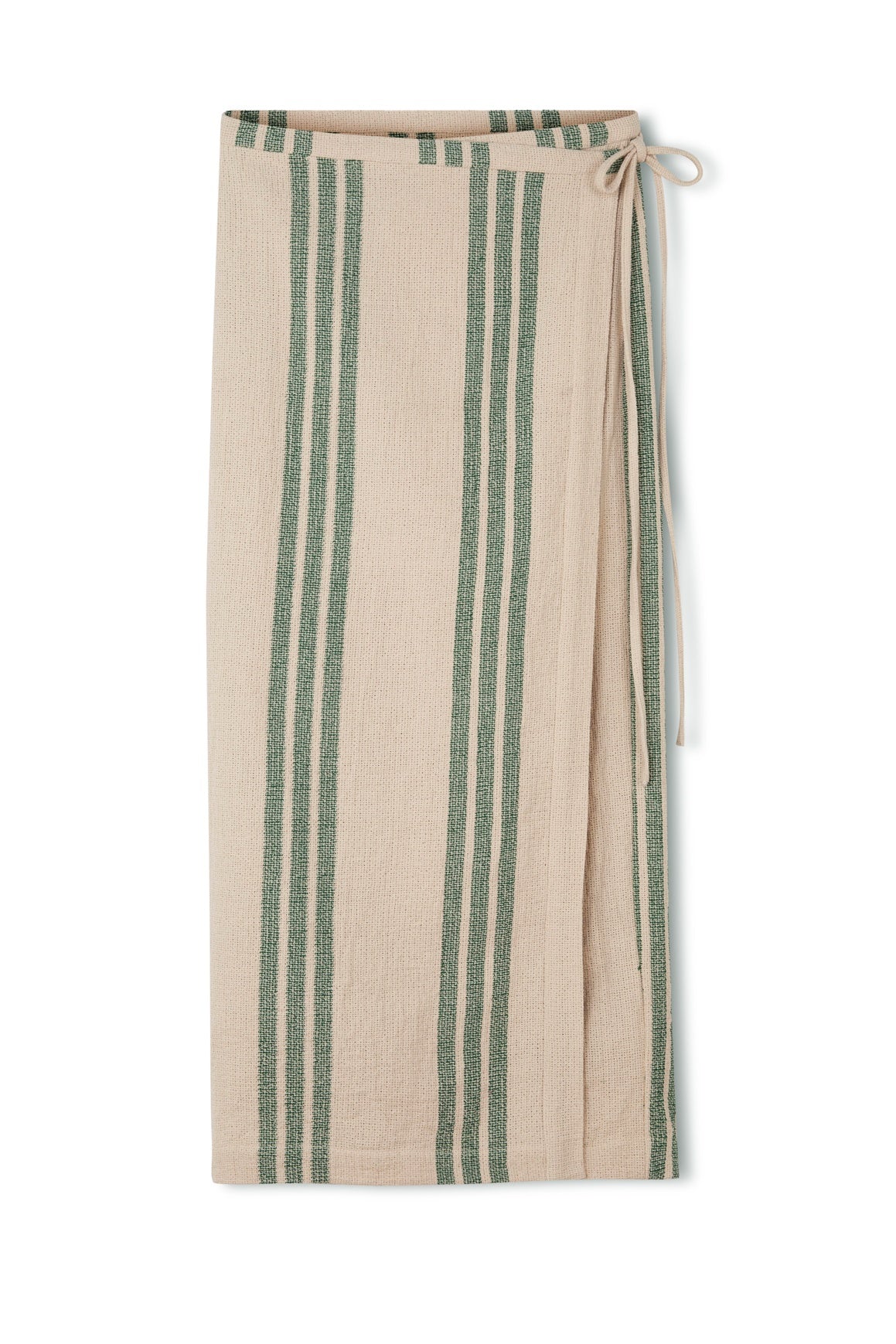 SAND STRIPE WRAP SKIRT | FINAL SALE