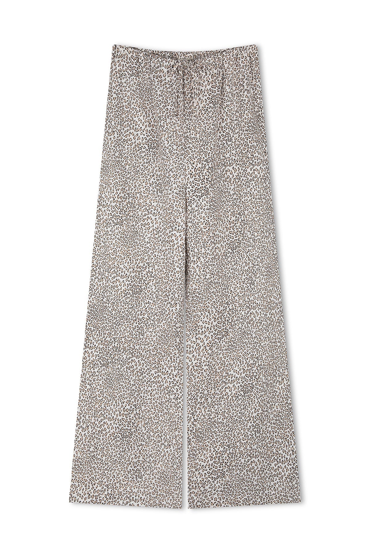 Micro Leopard Hemp Blend Pants | FINAL SALE