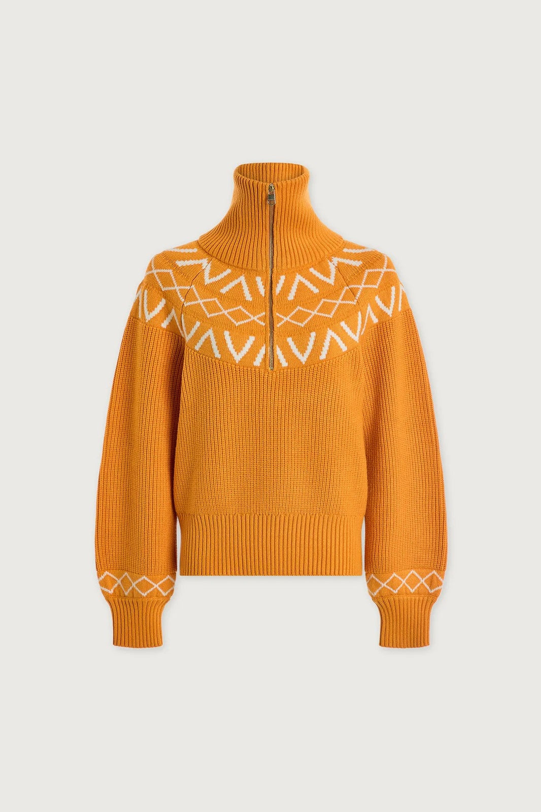 Sigrid Fairisle Half-Zip Knit