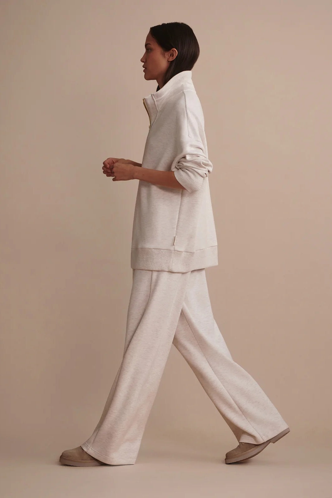 Molly Half-Zip Longline Sweat