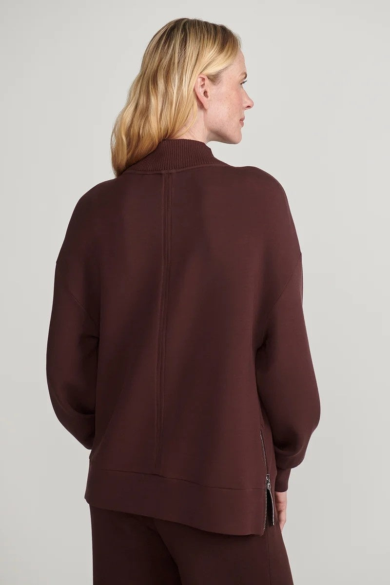 Novi Longline Mock Neck Sweater
