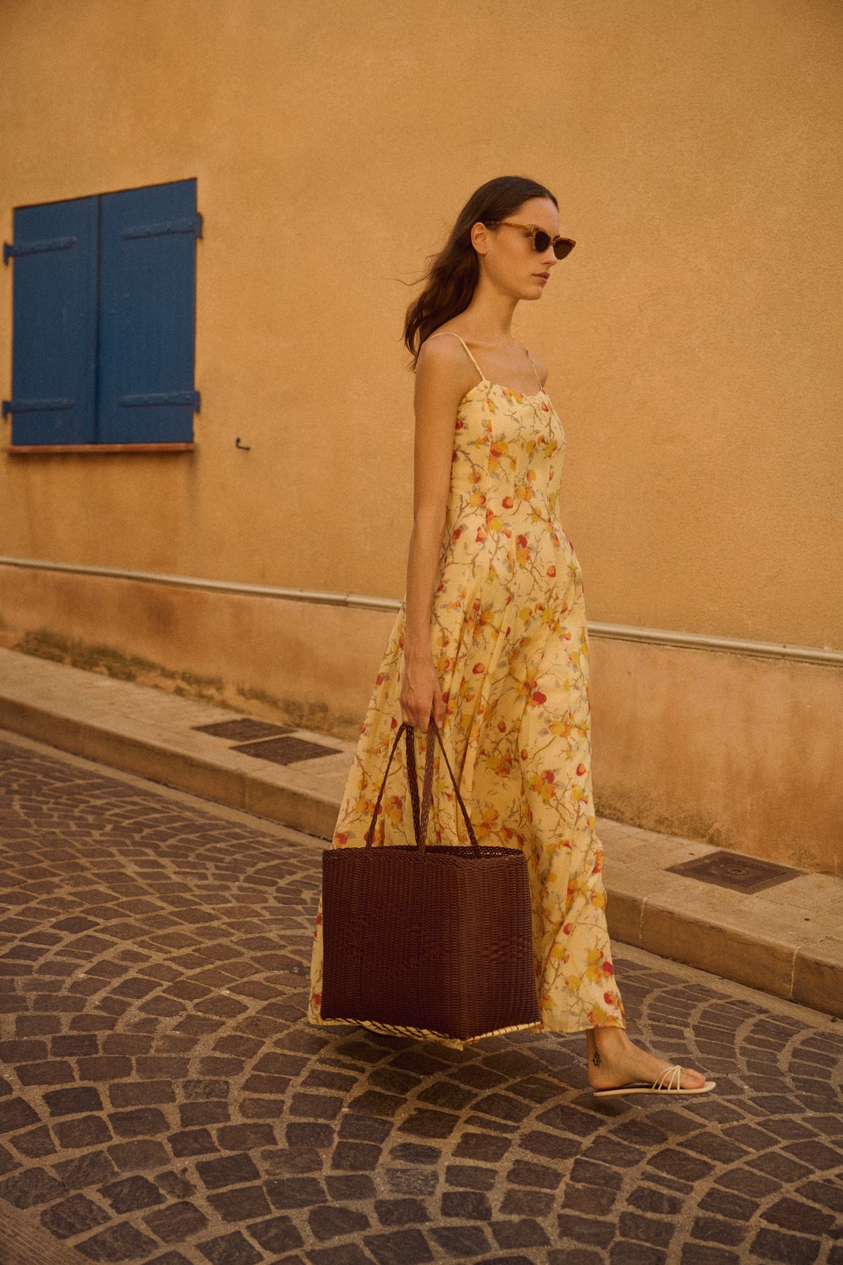 PALOMA MAXI DRESS - CITRUS FLORAL - FINAL SALE