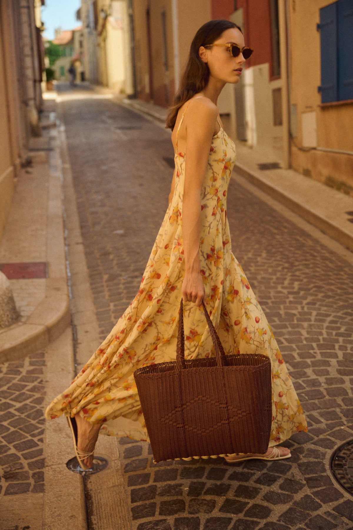 PALOMA MAXI DRESS - CITRUS FLORAL - FINAL SALE