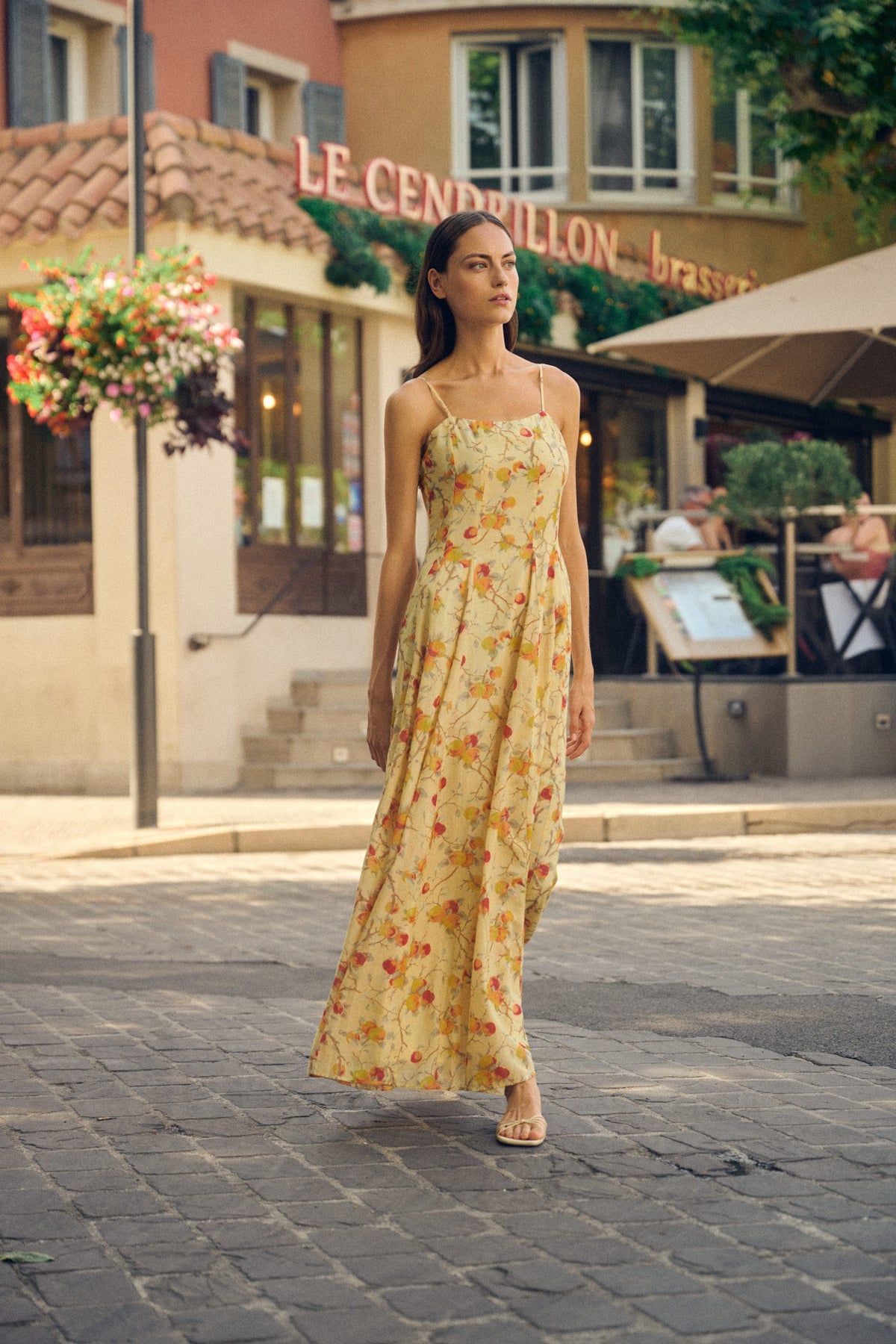 PALOMA MAXI DRESS - CITRUS FLORAL - FINAL SALE