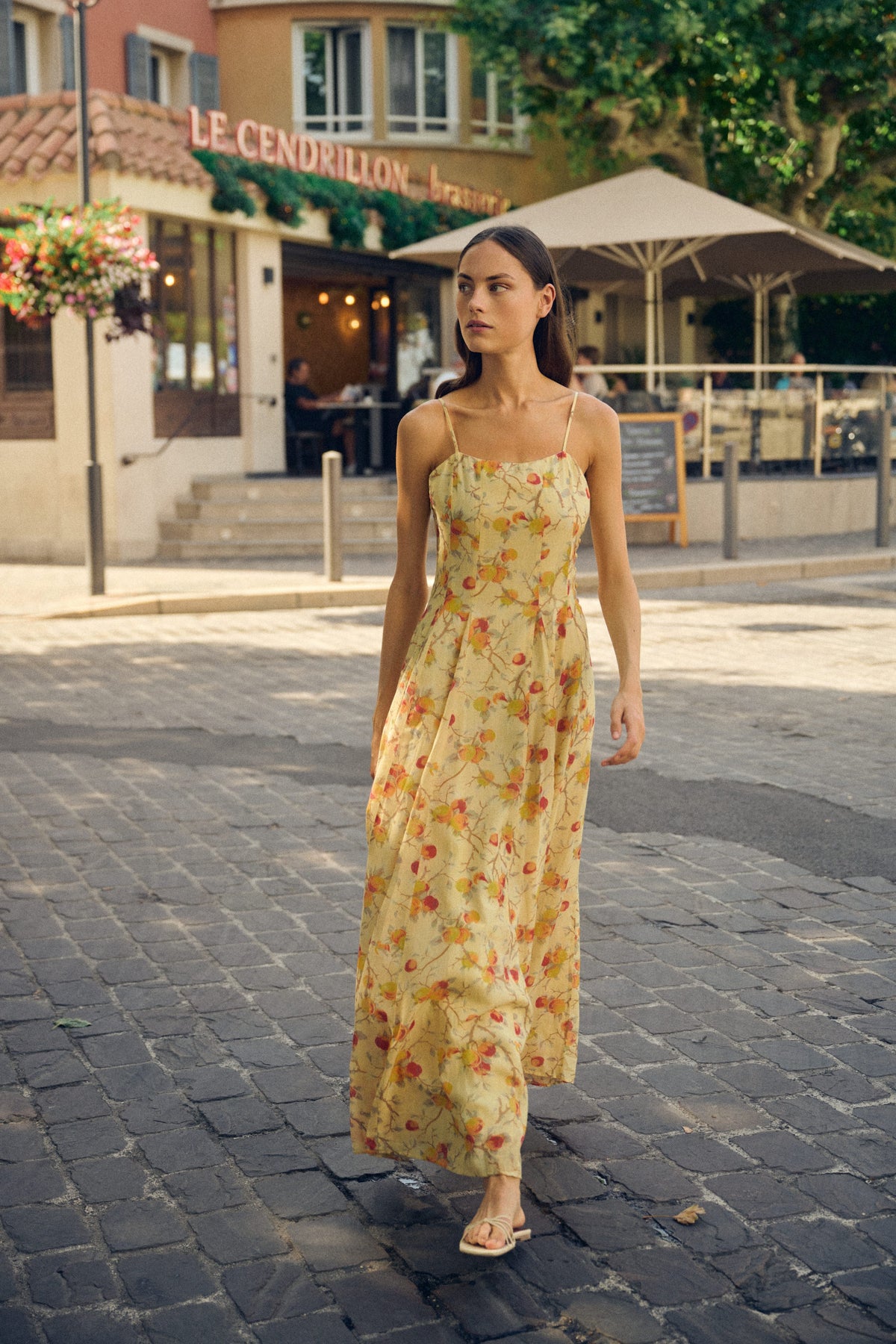 PALOMA MAXI DRESS - CITRUS FLORAL - FINAL SALE