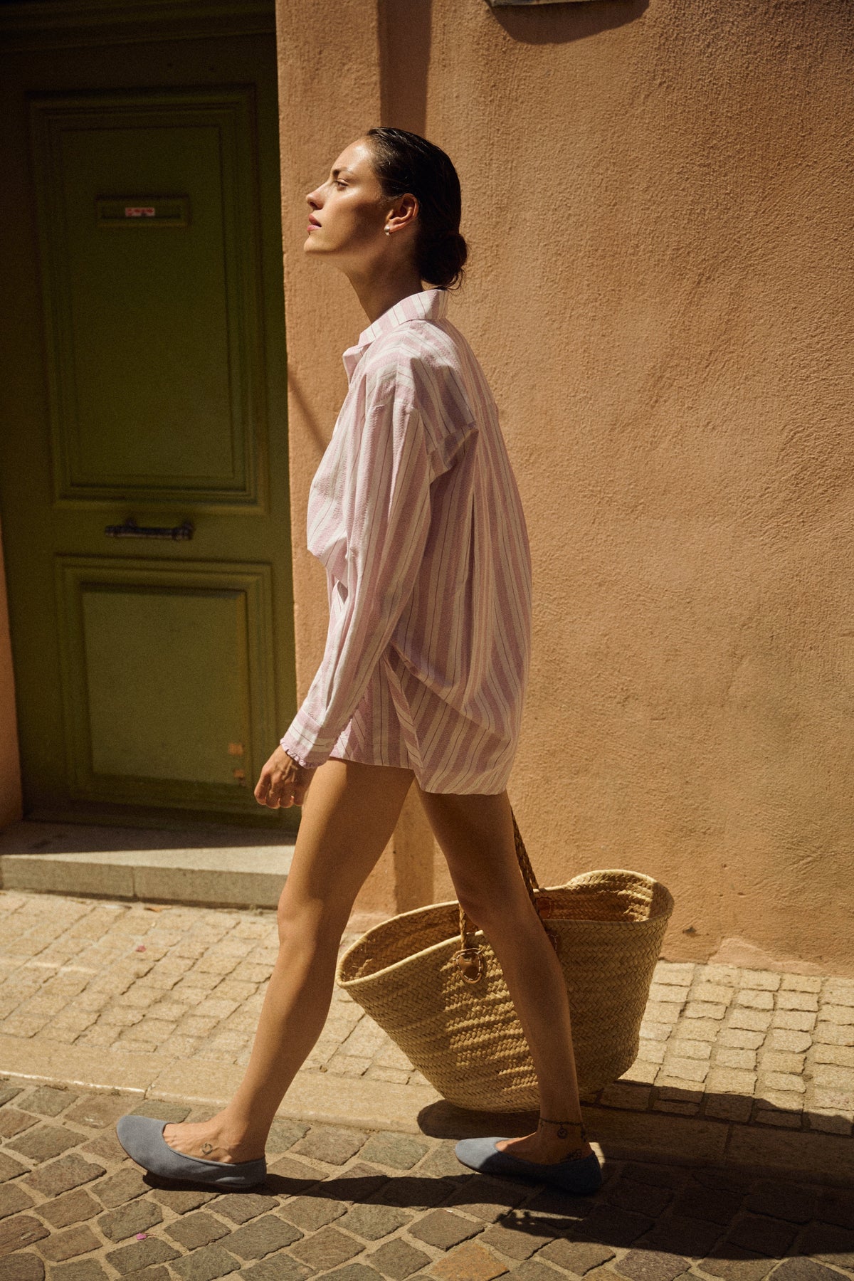 LENA SHIRT - VINTAGE STRIPE - FINAL SALE