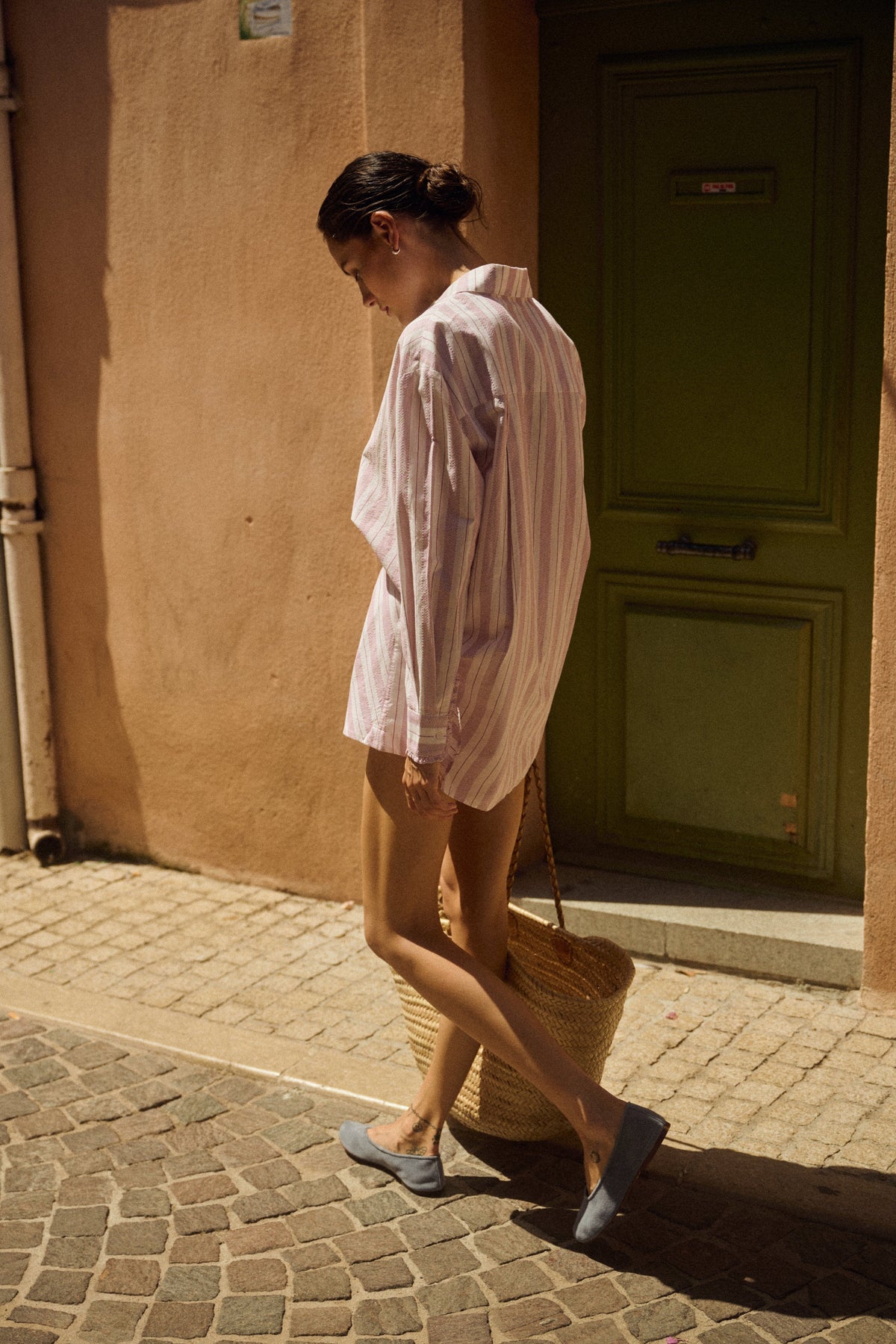 LENA SHIRT - VINTAGE STRIPE - FINAL SALE