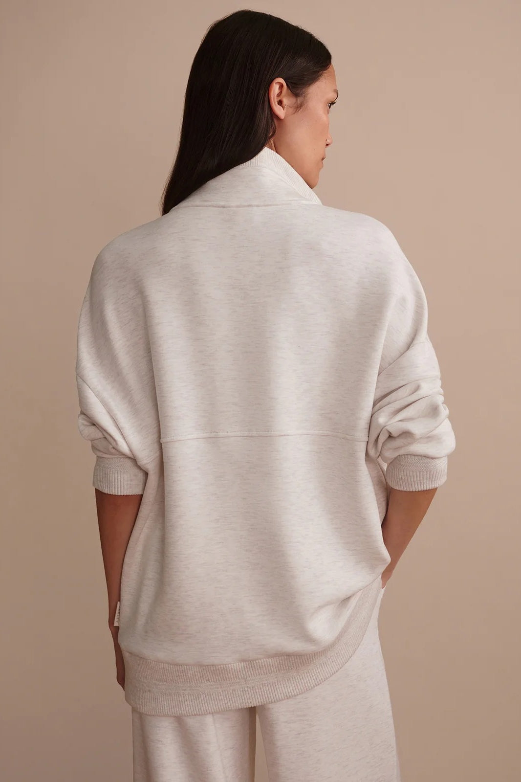 Molly Half-Zip Longline Sweat