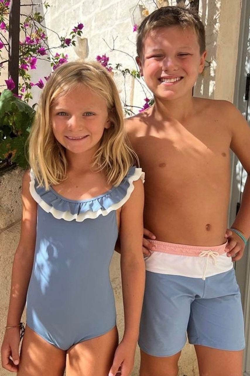 Penelope One Piece Swimsuit | Dusty Blue