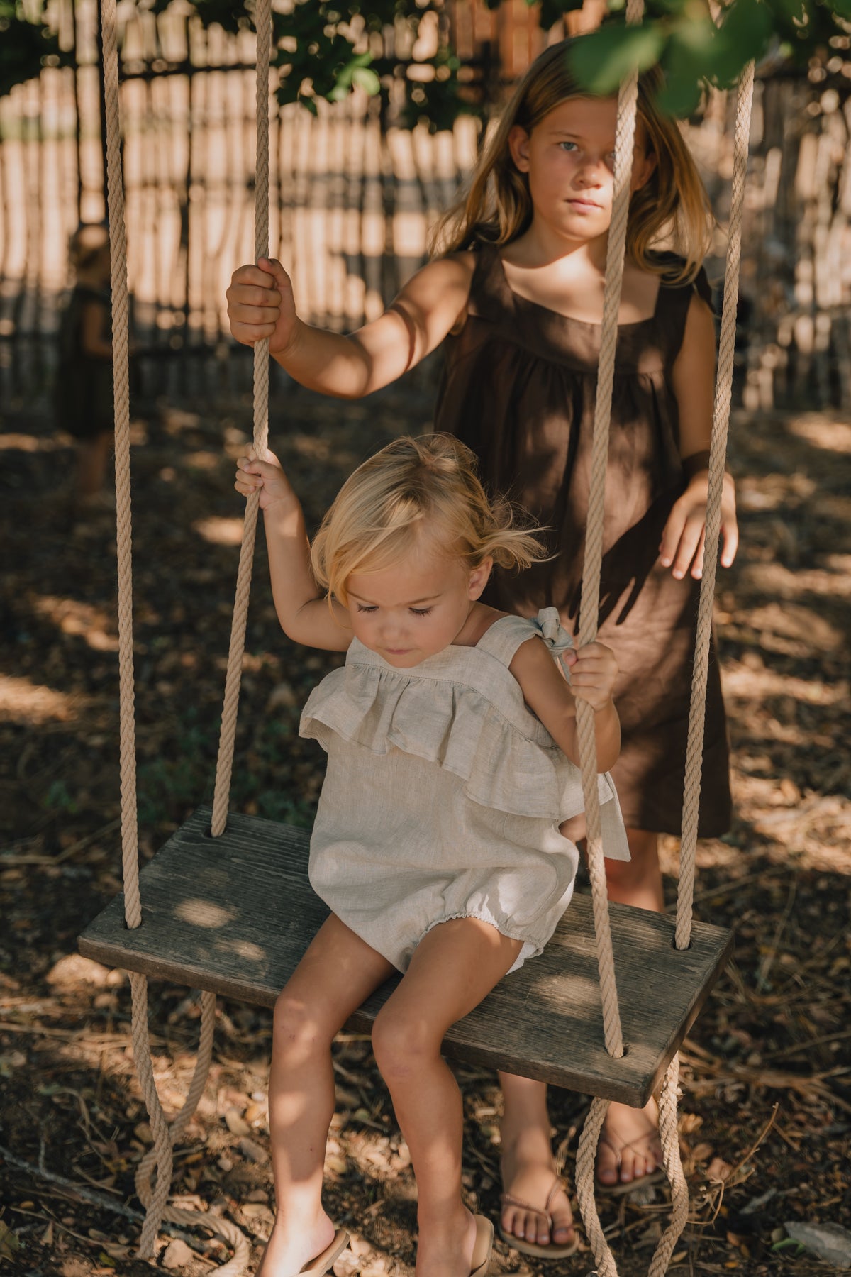 Girl&#39;s Nala Romper | Natural