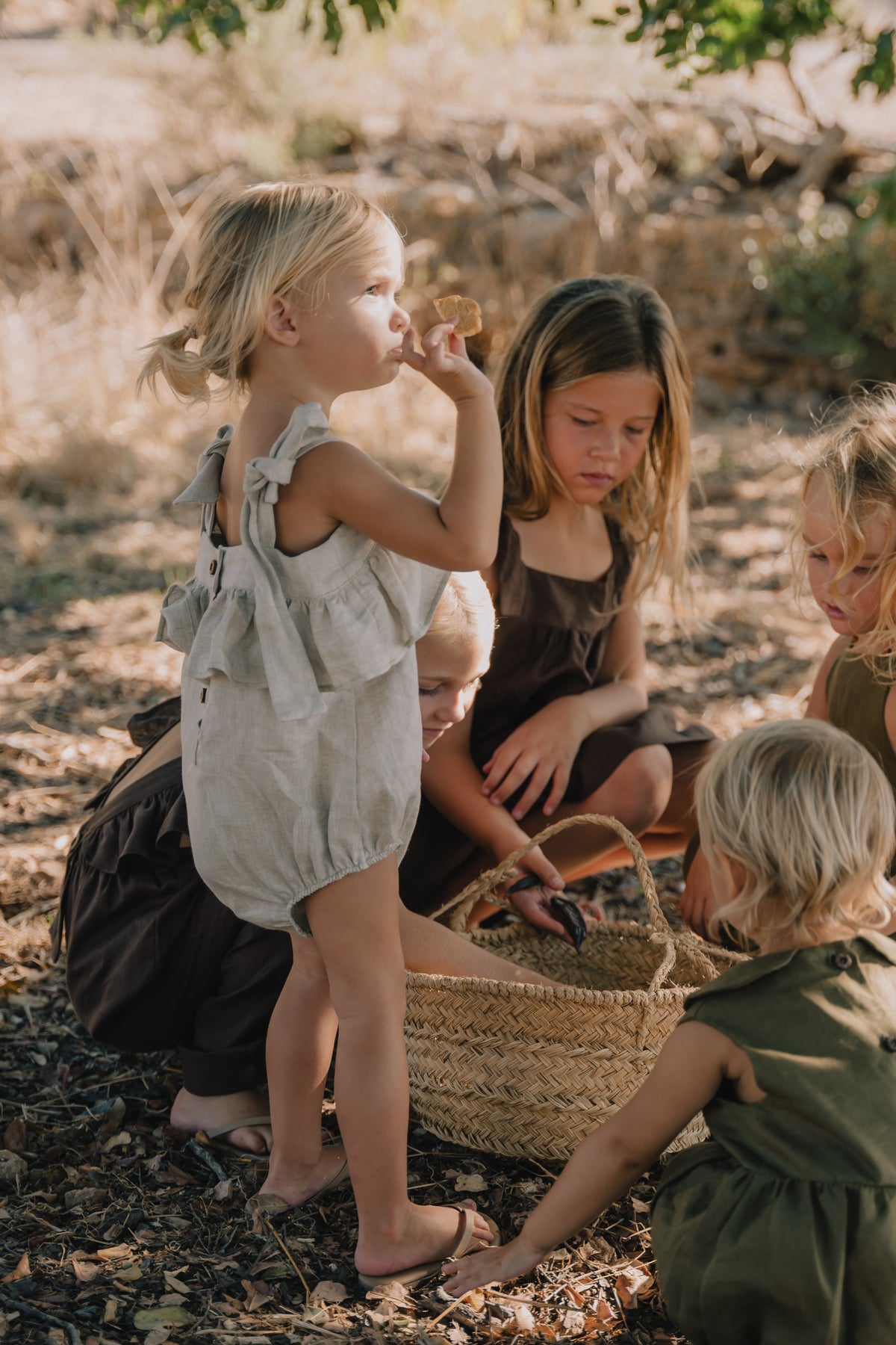 Girl&#39;s Nala Romper | Natural