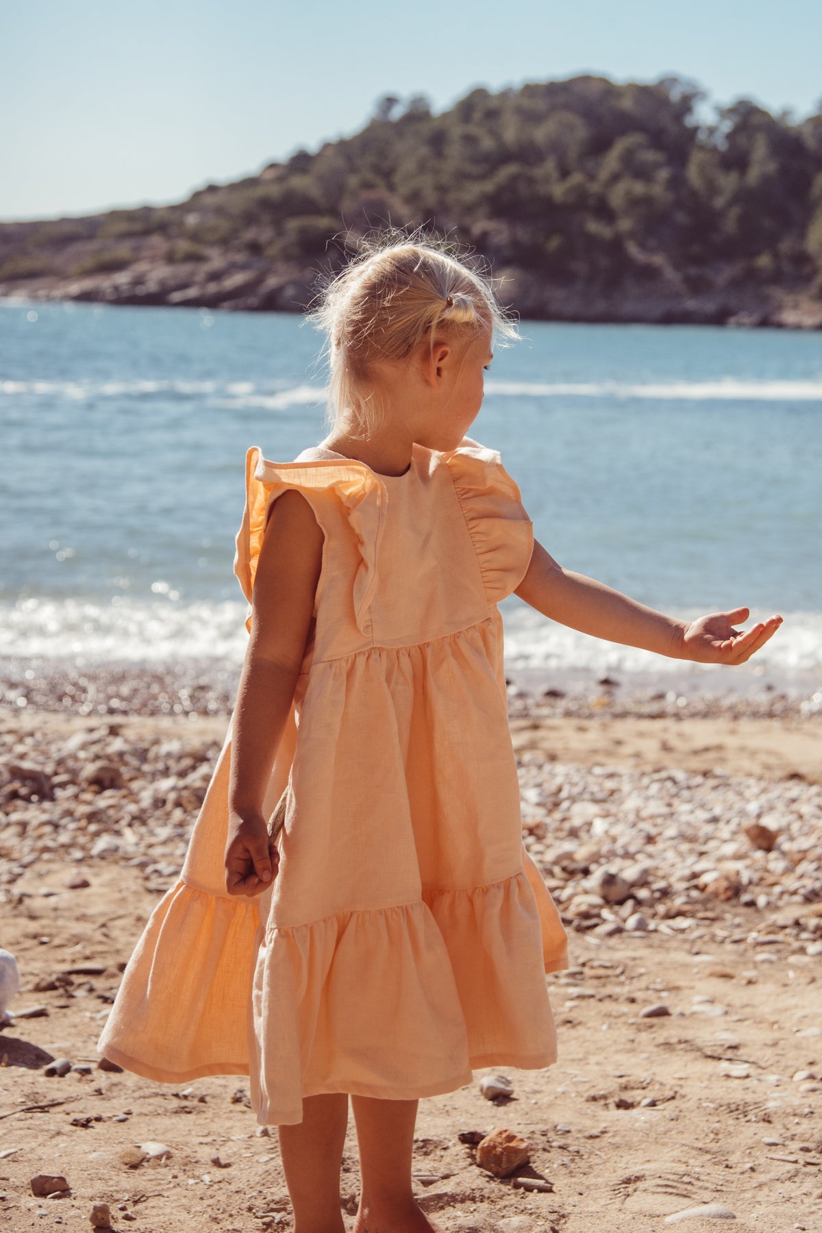 Girl&#39;s Aria Dress | Lemon