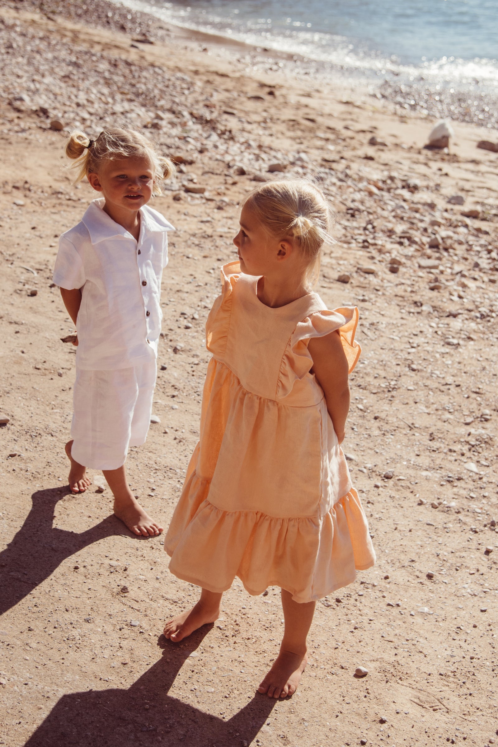 Girl's Aria Dress | Lemon