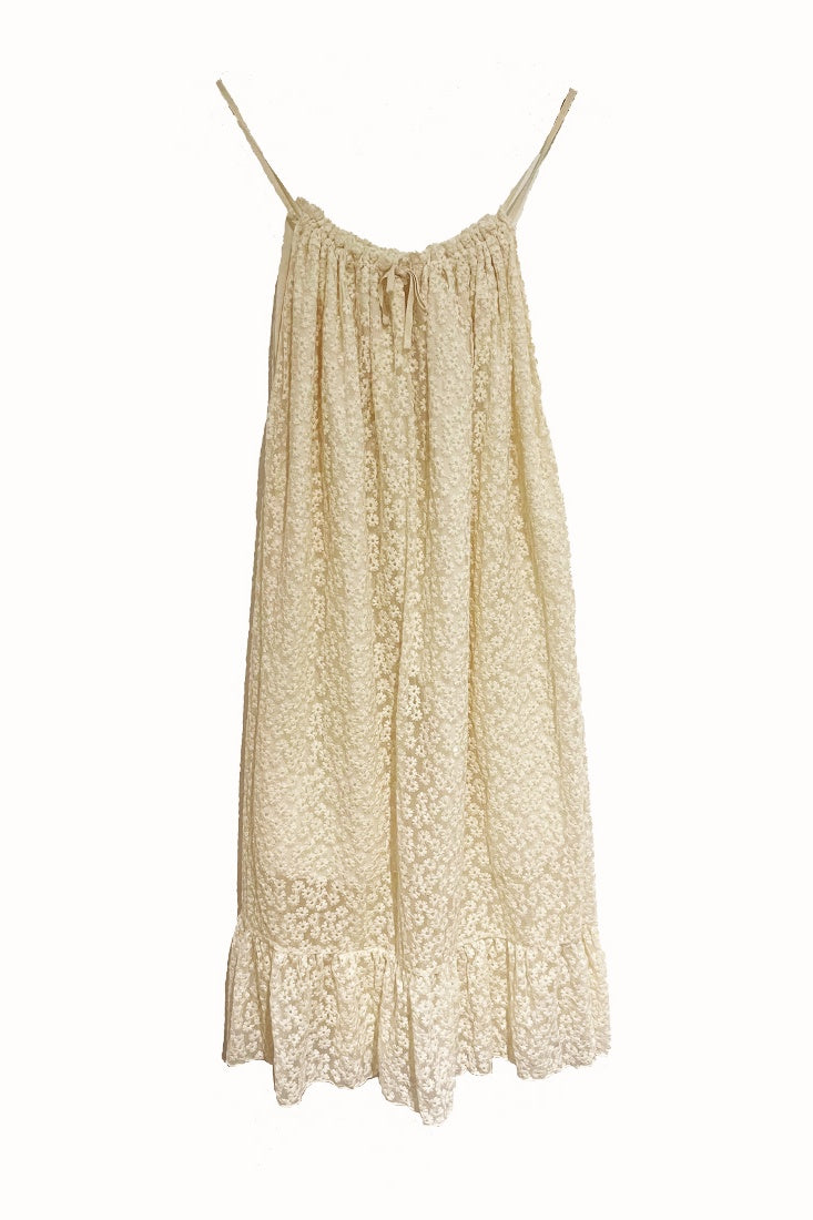 Womens Lace Daisies Midi Dress - FINAL SALE