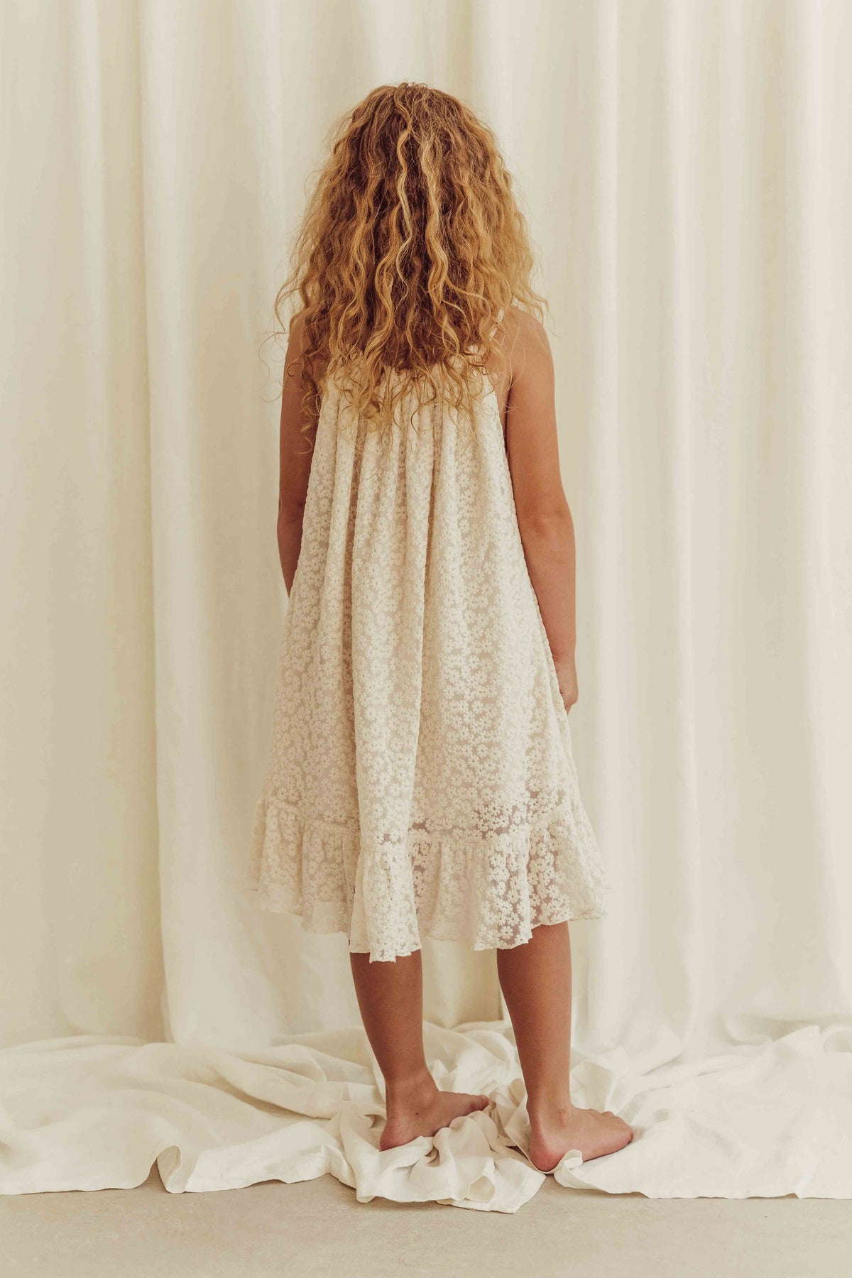 Girls Lace Daisies Dress
