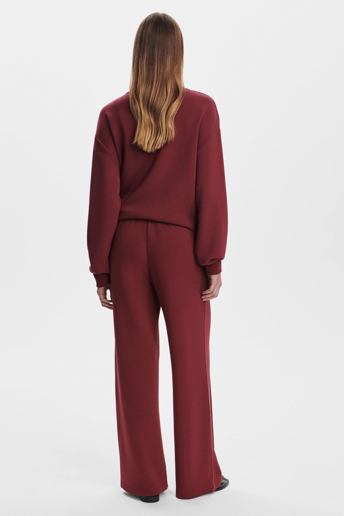 Betsy Sweat Top | New Maroon