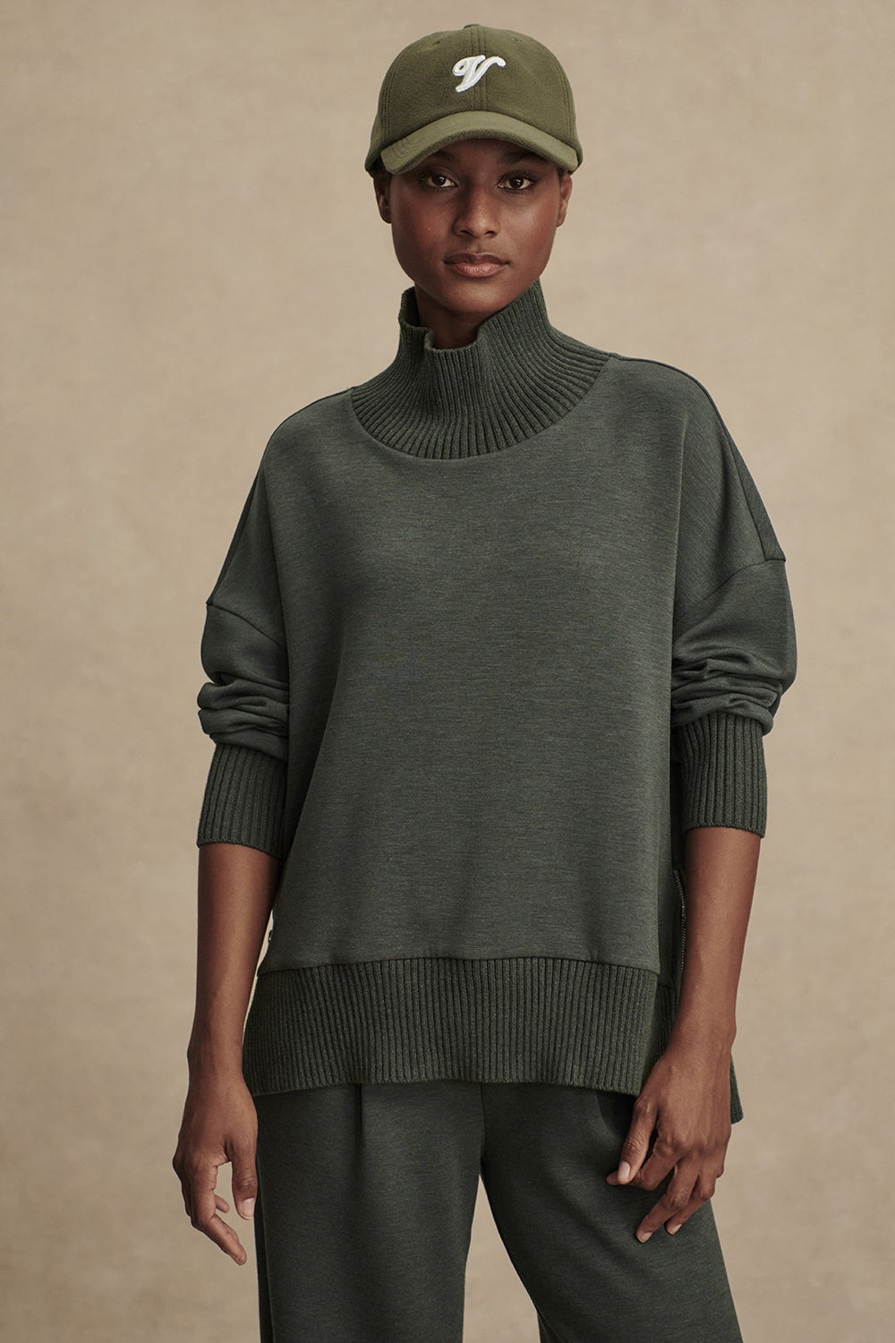 Barker High-Neck Sweat