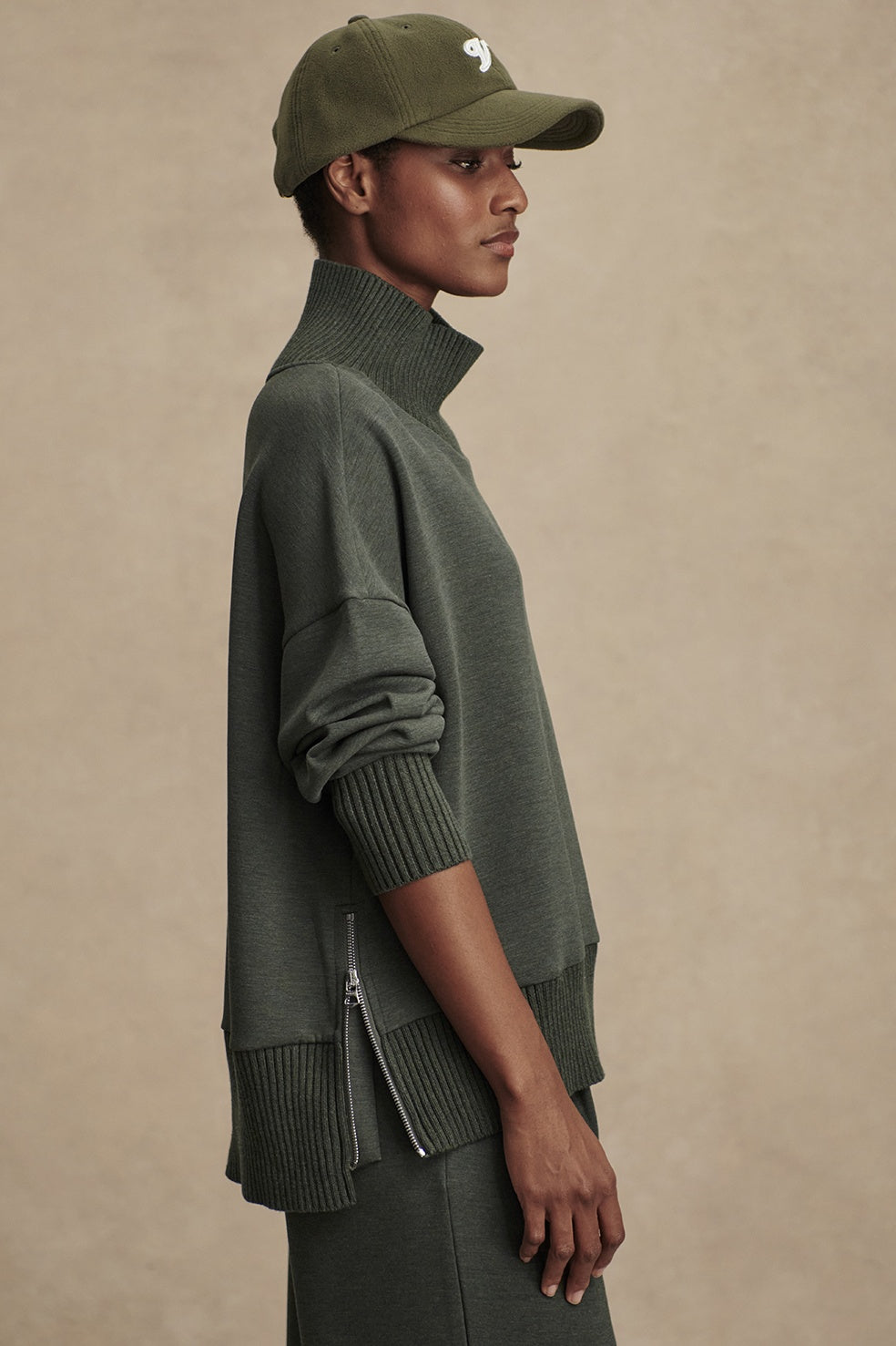 Barker High-Neck Sweat