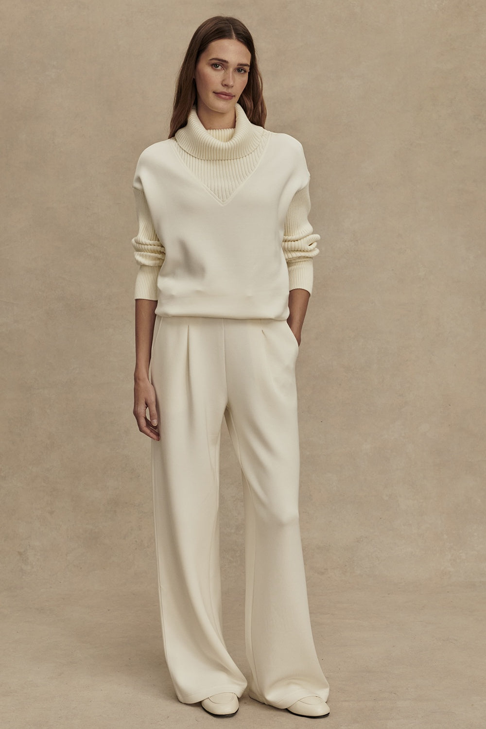 The Extra Wide Leg Pant 29.5&quot; | Egret