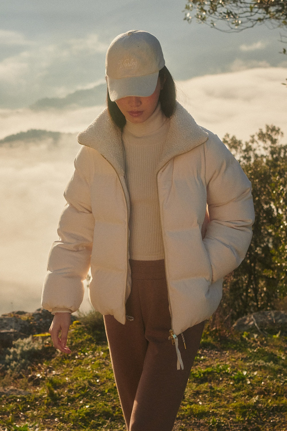 Brackley Cord Puffer Jacket