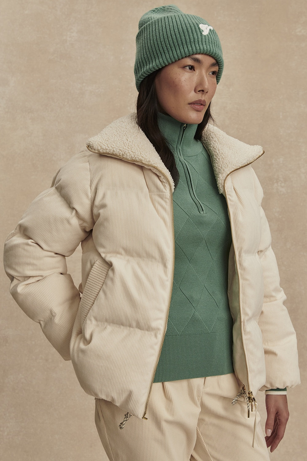 Brackley Cord Puffer Jacket