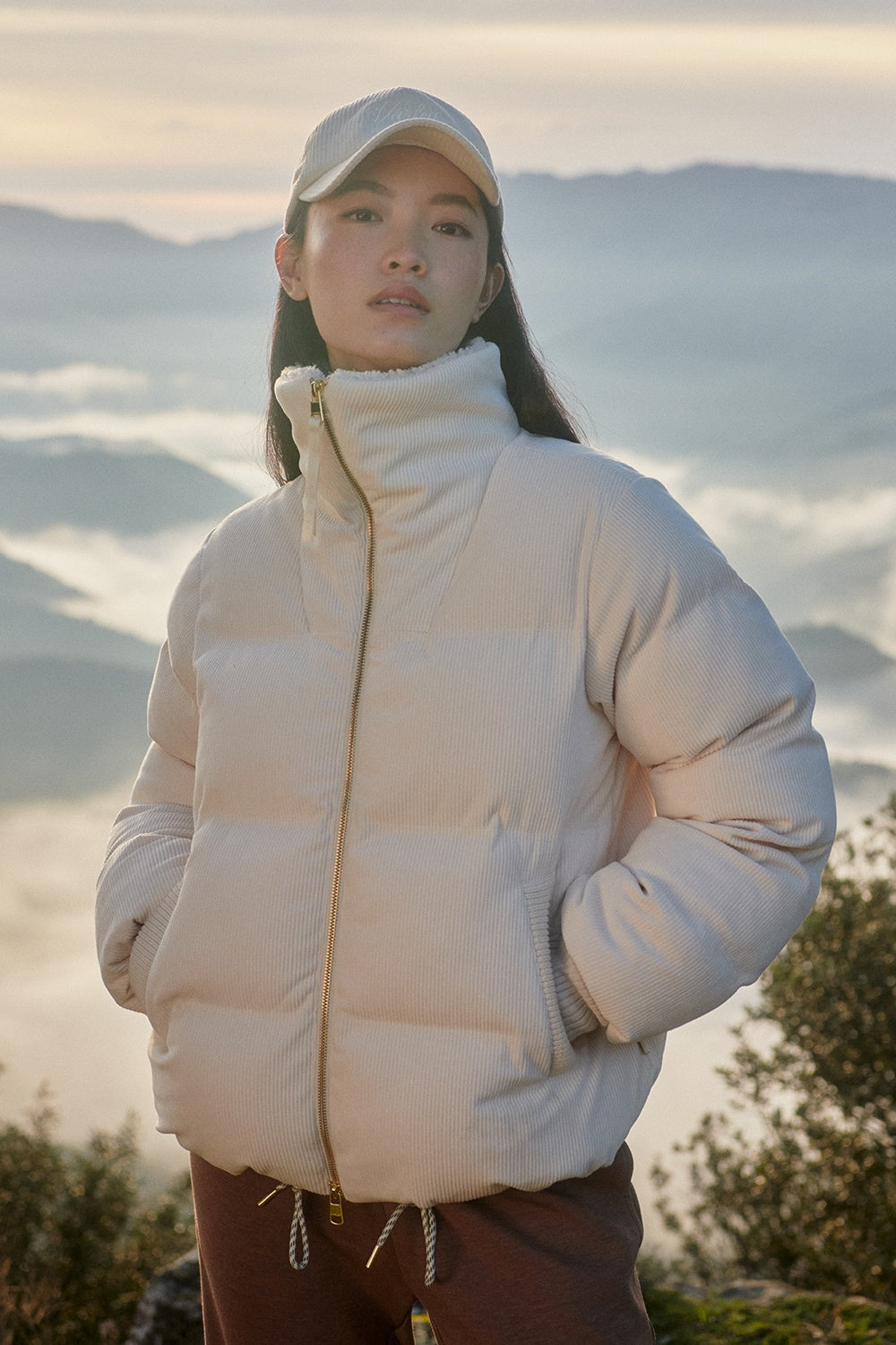 Brackley Cord Puffer Jacket